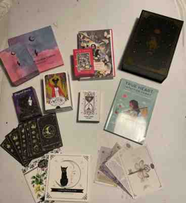 tarot and oracle cards and deck lot personal power