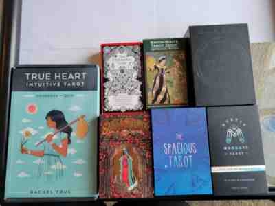 7 Deck Set Tarot Cards True Heart Santa Muerte Mondays Spacious Threads fate mys