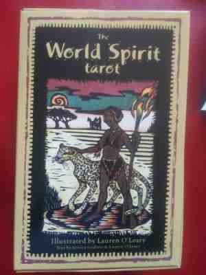 The World Spirit Tarot Deck by Lauren O'Leary Cards + Booklet + Bag SEALED RARE