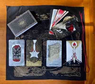 Slow Holler Tarot, Full Deck w/ Book and Cloth - Very Rare, Excellent Condition
