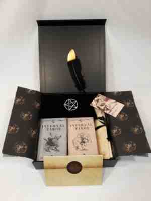 The Infernal Tarot 200 Year Old Secret Tarot Decks Kickstarter Necromancer Level
