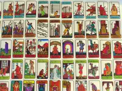 RARE, deck HOI POLLOI Tarot Cards from 1972 in VERY GOOD to EXCELLENT Condition