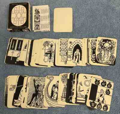 1974 THE NEW TAROT DECK Hurley & Horler 78 Cards MIB w/instructions USA 2nd Edtn