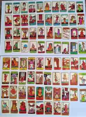 RARE 1972 Deck of HOI POLLOI Tarot Cards in EXCELLENT Condition All 78 Cards