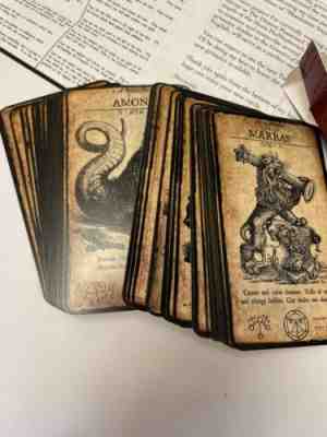 DEMON POSSESSED TAROT CARD DECK. TYLER MCHENRY GOETIA KICKSTARTER