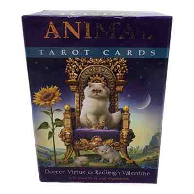 Animal Tarot Cards Doreen Virtue Radleigh Valentine 78 Card Deck & Guidebook