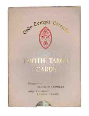 ALEISTER CROWLEY, THOTH TAROT, WHITE BOX A, 1st PRINTING, HONG KONG, OCCULT, OTO