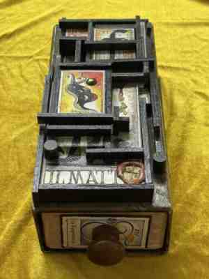 Metaphoric Tarot-special cards, hand sculpture box by Menegazzi Meneghello HTF