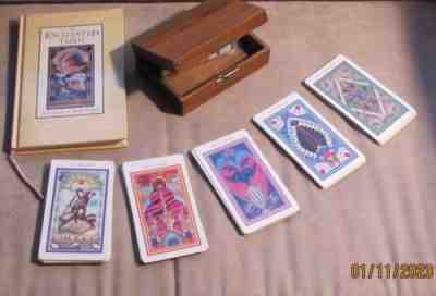 Enchanted Tarot Deck & Book Vintage Rare 1st Edition SMP 90 OOP Zerner & Farber