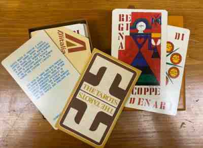 Vintage 1973 Alitalia Tarot Cards Deck Gianni Novak Italy Limited Edition #4228