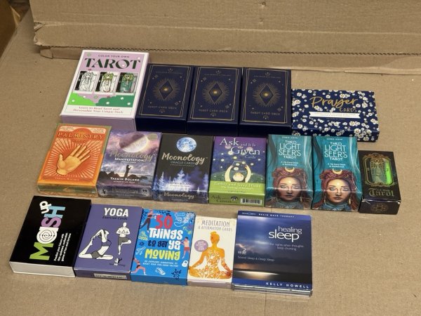 Tarot, Palmistry, Oracle, Manifestation and Meditation Card Deck Lot of 17