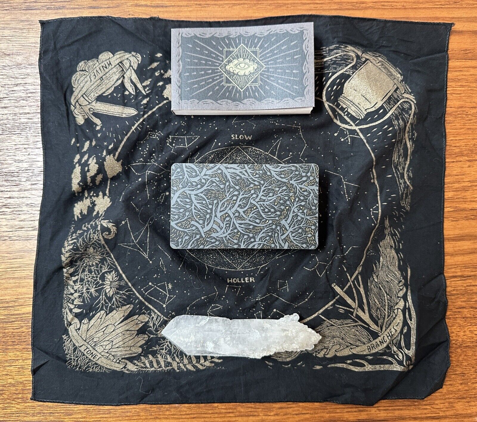 Slow Holler Rare Tarot Deck with Guidebook and Hand Screen Handkerchief