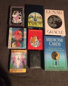 New Listing(8) Tarot Card Oracle Card Deck Lot
