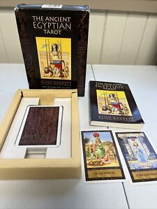 the ancient egyptian tarot deck Clive Barrett 1994 Publication Box Book