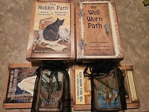 Well Worn Path and Hidden Path Tarot Decks. OOP Collectable