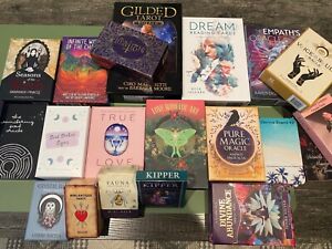 Tarot & Oracle Cards Lot of 21 Decks EUC