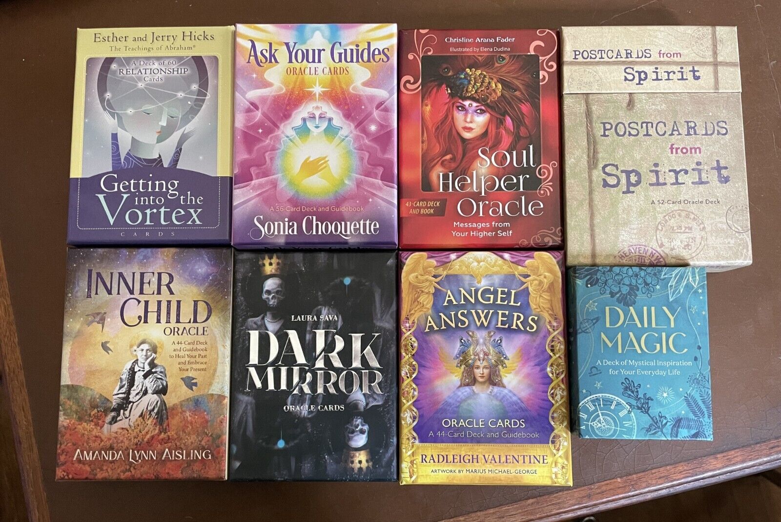 LOT of 8 Oracle Decks (no Tarot) VG/LN/NM Colette Baron-Reid Sonia Choquette