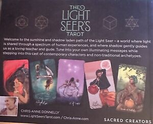 light seer’s tarot deck Chris Anne Signed H1075/2500 Kickstarter