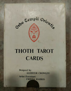 Aleister Crowley Thoth Tarot Deck [Ordo Templi Orientis] vintage 1969