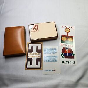 Vintage 1973 Alitalia Tarot Cards Deck Gianni Novak Italy Limited Edition