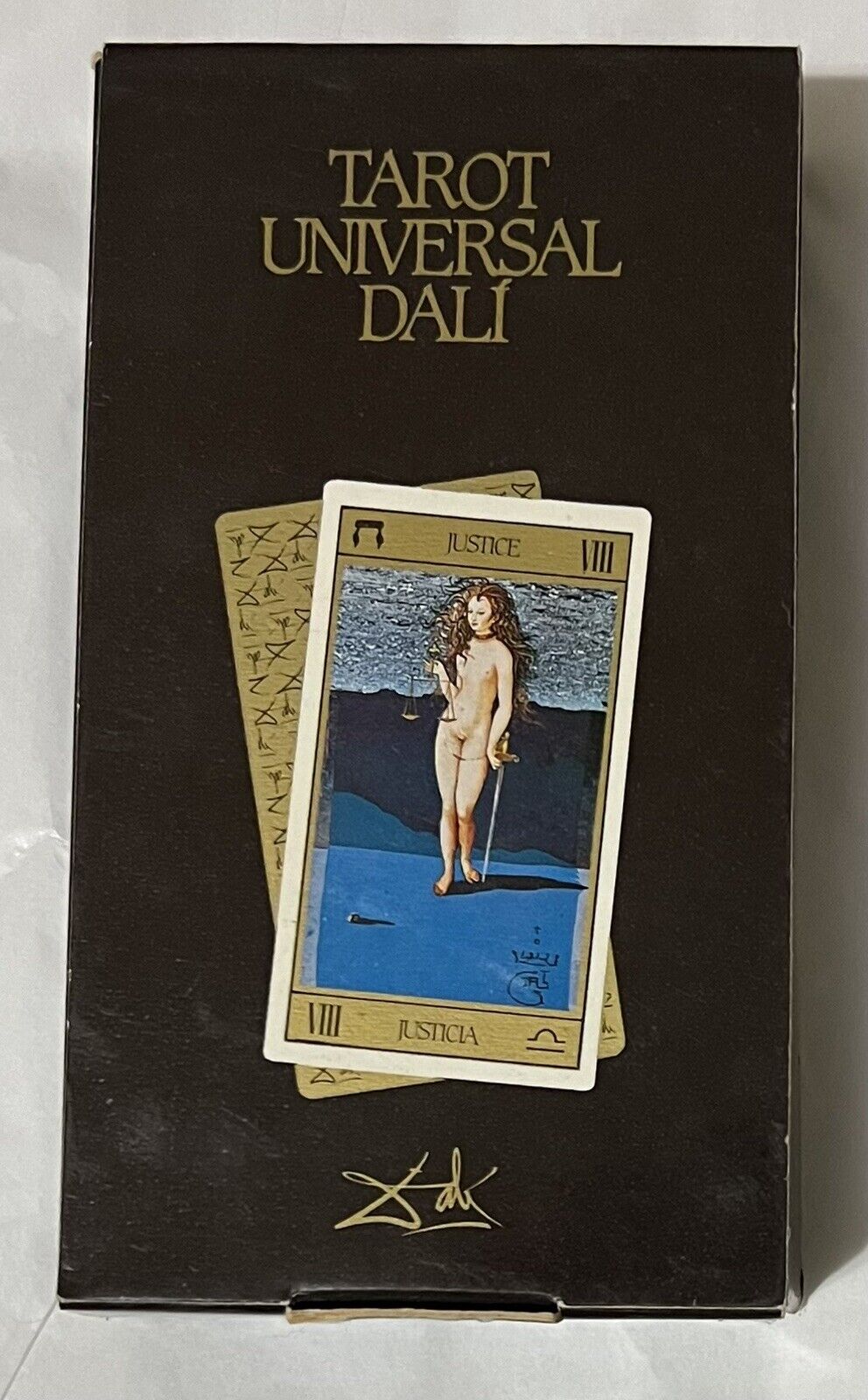 Vintage 1984 Tarot Universal Dali Deck Cards Booklet Salvador Rare