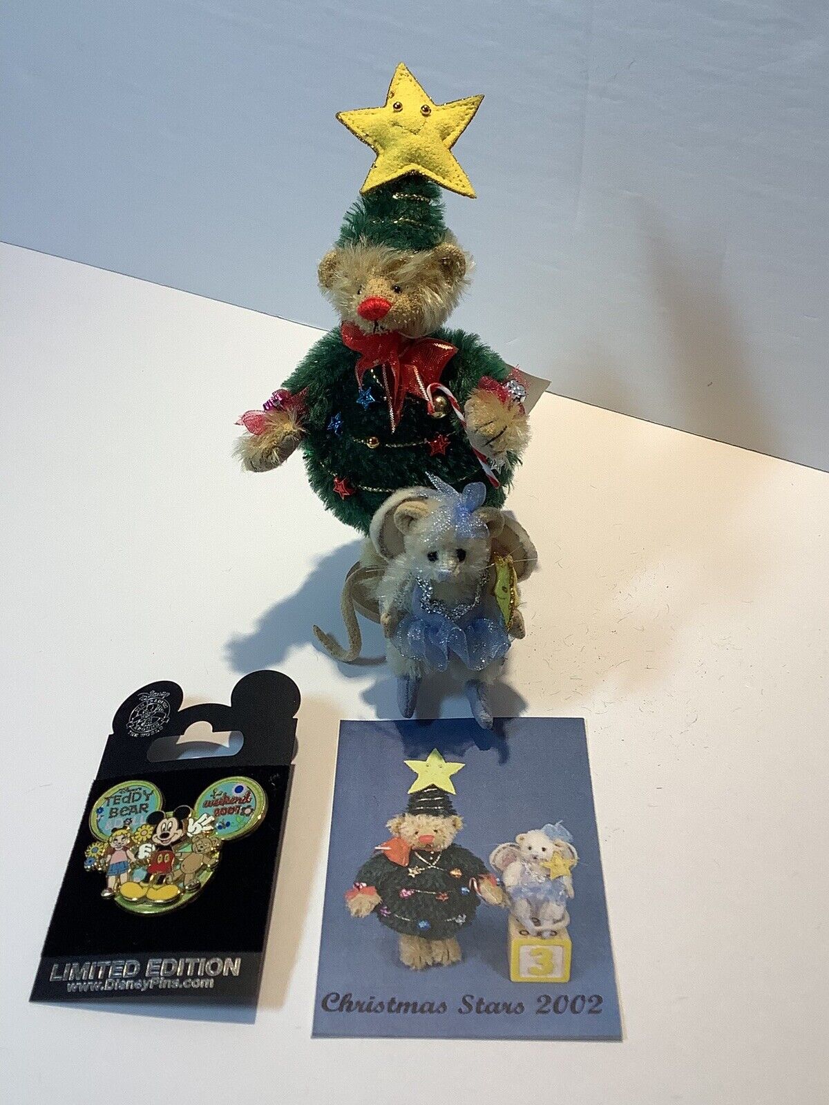 DEB CANHAM CHRISTMAS STARS TEDDY BEAR & BALLERINA MOUSE LIMITED EDIT #49 Of 200
