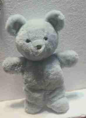 Vintage Dakin 1982 13" Plush Light Blue Teddy BearÂ 