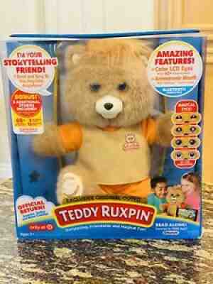 NEW! TEDDY RUXPIN 2017 ANIMATED BEAR ORIGINAL OUTFIT BLUETOOTH TARGET BRAND