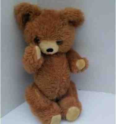 Antique Dakin Jointed Brown Teddy Tongue Bear Plush Stuffed Animal Japan Swivel