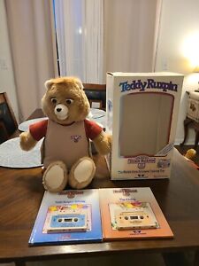 New ListingVintage 1985 Teddy Ruxpin Original Worlds of Wonder™ w/box,books tapes,Excellent