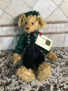 Artist Teddy Bear Marcia Sibol Bar Harbor Bears- "BAXTER"-signed w/tags