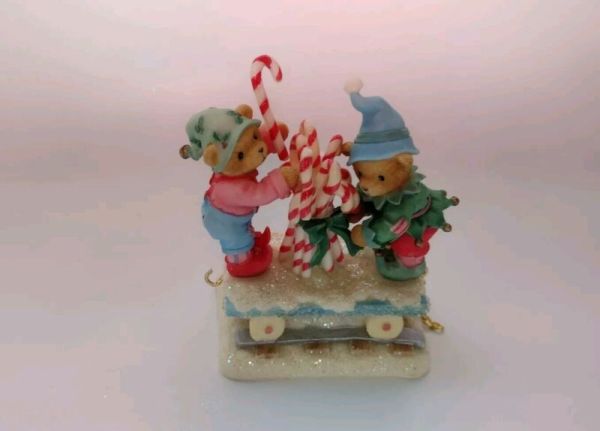 Cherished Teddies North Pole Express Collection I Cane Always Count On You119798