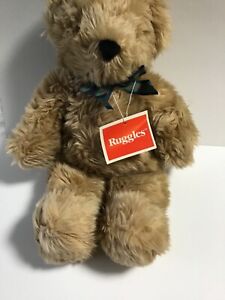 Vintage Teddy Bear Stuffed Animal 4049 Ruggles Brown 16" North American Co 1989