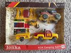 Vintage 1982 Tonka KOA Camping Set 1028 NIP Jeep Canoe Truck Motorcycle Rare