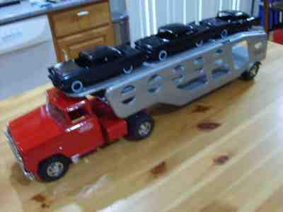 TONKA TOYS NEW ZEALAND CAR TRANSPORT  WITH "57 CHEVY CARS   