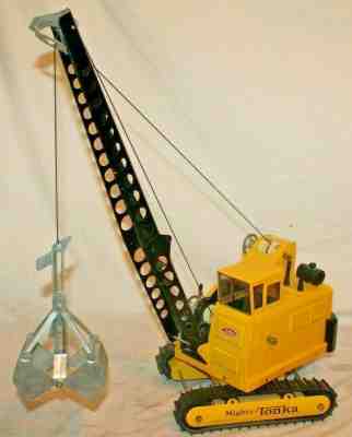 BEAUTY Tonka Toy 2930 MIGHTY TONKA MOBILE CLAMSHELL CRAWLER CRANE Tractor~VG++++