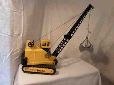 EXTREMELY RARE 1965 - TONKA  PRESSED STEEL 2905 MIGHTY CLAM CRANE SHOVEL  #2905