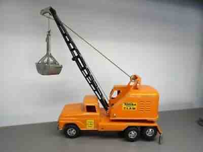 TONKA RARE 1960s STATE HIGHWAY CLAMSHELL CRANE TRUCK