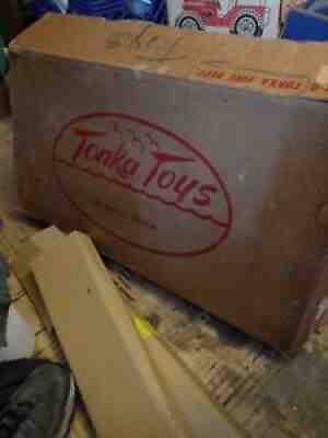 1950's Tonka Firetruck Play Set includes Ambulance,Fire hydrant engine ladder