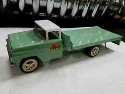 SUPER RARE ORIGINAL!! Vintage GREEN 1964 Tonka Toy Ramp Hoist Tow wrecker Truck