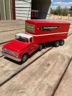Tonka Thunderbird Semi Van with vendor plate