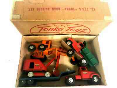 Tonka Road Builder Set No 775-5 1950s with Box