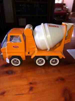 WOW near mint c1971 Tonka Yellow Cement Mixer Truck #620 Pressed Steel Truck