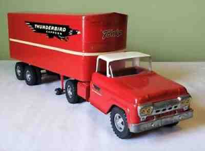 Tonka Toys Ford Cab Private Label THUNDERBIRD EXPRESS TT TRUCK 1960 ORIGINAL