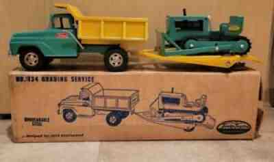 VTG 1950/60'S PRESSED STEEL TONKA GRADING SERVICE NO 834 ORIGINAL BOX CLEAN NR
