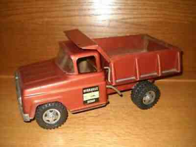 Tonka Hydraulic Dump Truck - Brown / Bronze - 1960's - with Working Hydraulics
