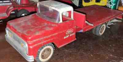 Tonka Ramp Hoist Tow Truck Car Hauler Transporter Original