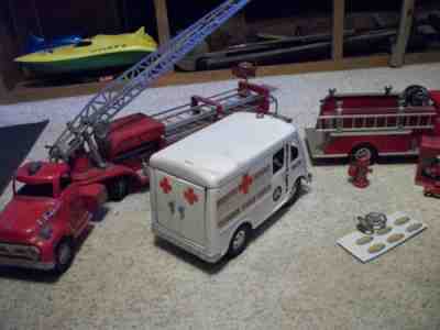 1950's Complete Tonka TFD Fire truck set, in time for Christmas!!