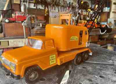 TONKA RARE 1960s STATE HIGHWAY CLAMSHELL CRANE TRUCK...