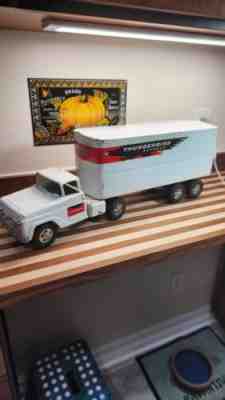 Vintage tonka thunderbird express private lable tractor trailer truck